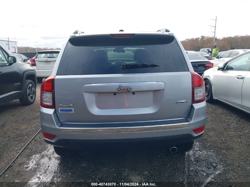 2017 Jeep Compass High Altitude 4X4 VIN: 1C4NJDEB1HD109298 Lot: 40743070