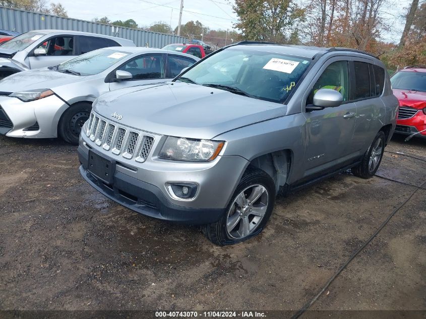 2017 Jeep Compass High Altitude 4X4 VIN: 1C4NJDEB1HD109298 Lot: 40743070