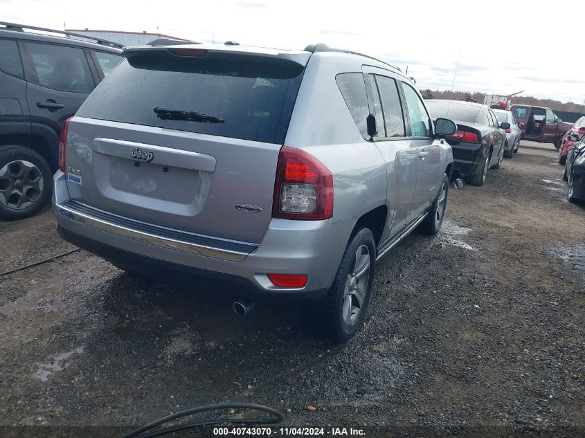 2017 Jeep Compass High Altitude 4X4 VIN: 1C4NJDEB1HD109298 Lot: 40743070