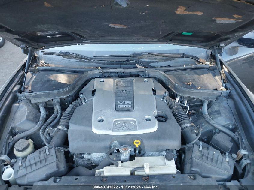 2012 INFINITI G37X VIN: JN1CV6EL8CM470474