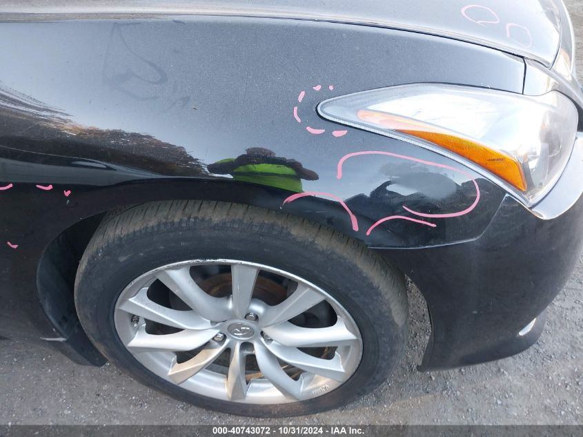 2012 INFINITI G37X VIN: JN1CV6EL8CM470474