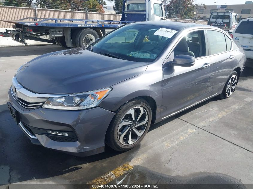 VIN 1HGCR2F87GA144372 2016 Honda Accord, Ex-L no.2