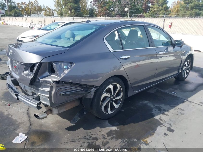 VIN 1HGCR2F87GA144372 2016 Honda Accord, Ex-L no.4