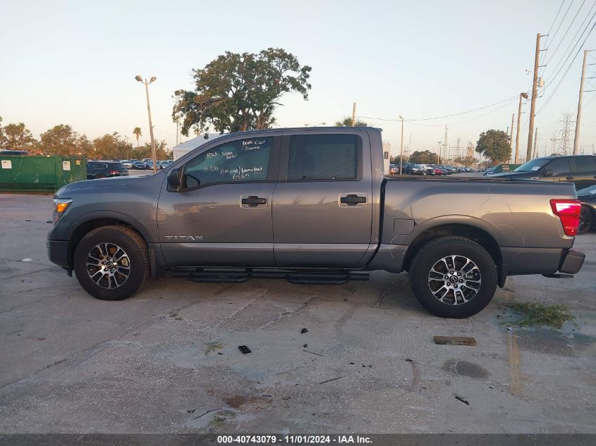 2023 Nissan Titan Sv 4X2 VIN: 1N6AA1EE0PN114456 Lot: 40743079