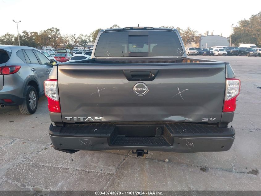 2023 Nissan Titan Sv 4X2 VIN: 1N6AA1EE0PN114456 Lot: 40743079