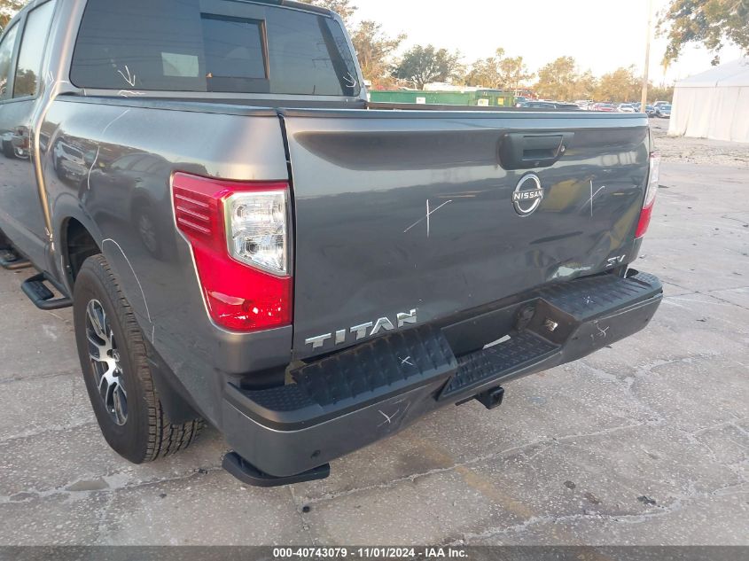 2023 Nissan Titan Sv 4X2 VIN: 1N6AA1EE0PN114456 Lot: 40743079