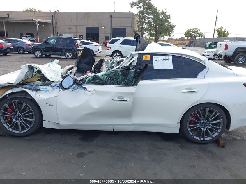 VIN JN1FV7AP1KM760730 2019 INFINITI Q50 3.0T RED SPORT 400