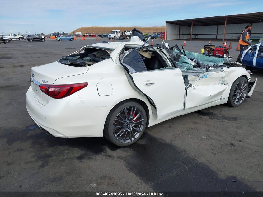 VIN JN1FV7AP1KM760730 2019 INFINITI Q50 3.0T RED SPORT 400