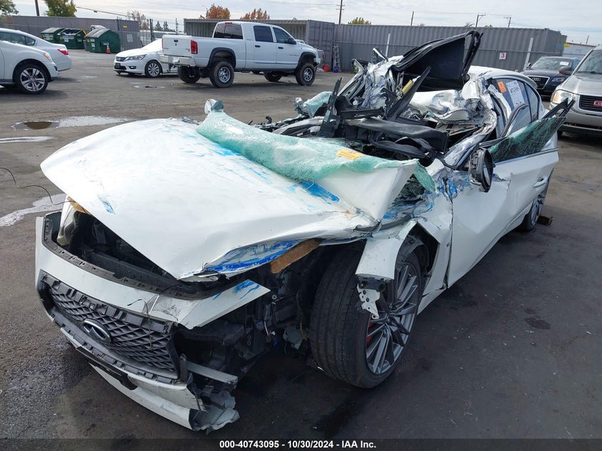 VIN JN1FV7AP1KM760730 2019 INFINITI Q50 3.0T RED SPORT 400