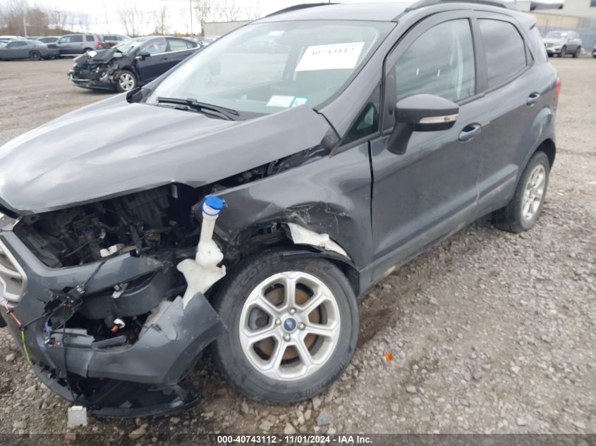 2020 Ford Ecosport Se VIN: MAJ6S3GL4LC338063 Lot: 40743112