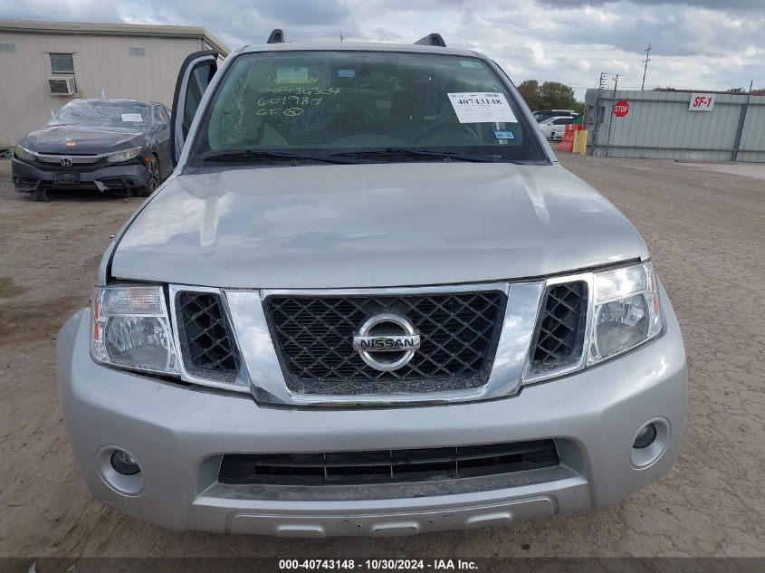 2012 Nissan Pathfinder Sv VIN: 5N1AR1NN5CC601987 Lot: 40743148