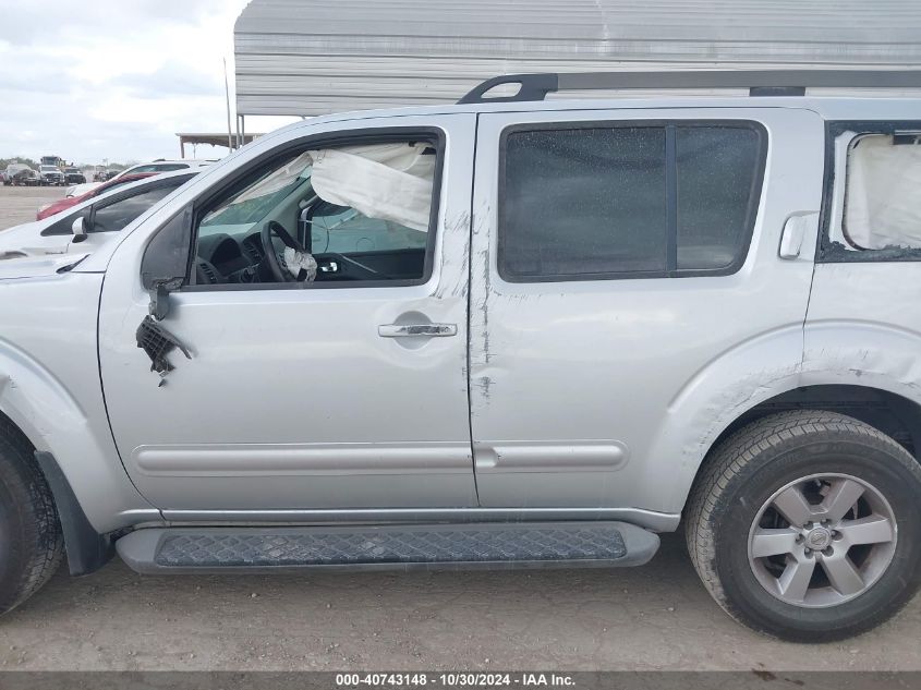 2012 Nissan Pathfinder Sv VIN: 5N1AR1NN5CC601987 Lot: 40743148