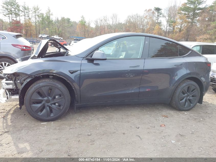 2024 Tesla Model Y Long Range Dual Motor All-Wheel Drive VIN: 7SAYGDEE5RA325008 Lot: 40743154