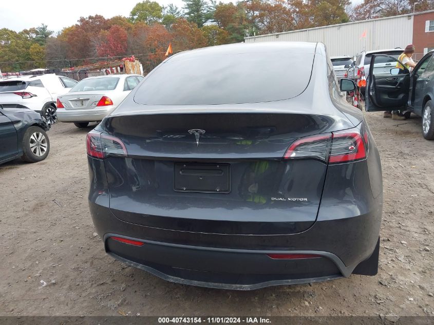 2024 Tesla Model Y Long Range Dual Motor All-Wheel Drive VIN: 7SAYGDEE5RA325008 Lot: 40743154