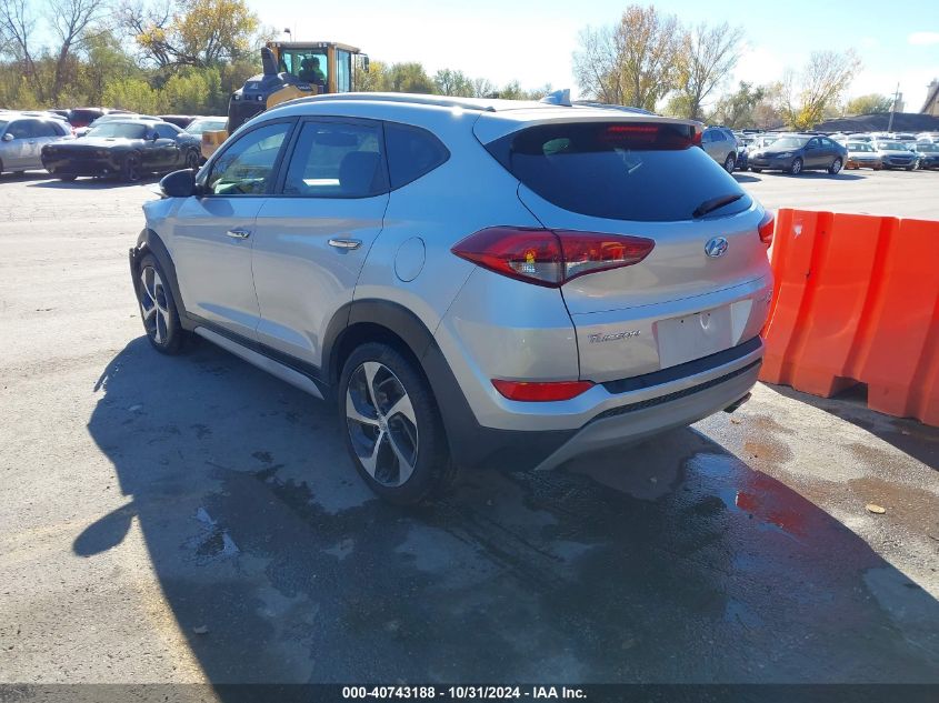 VIN KM8J3CA24HU582827 2017 Hyundai Tucson, Limited no.3