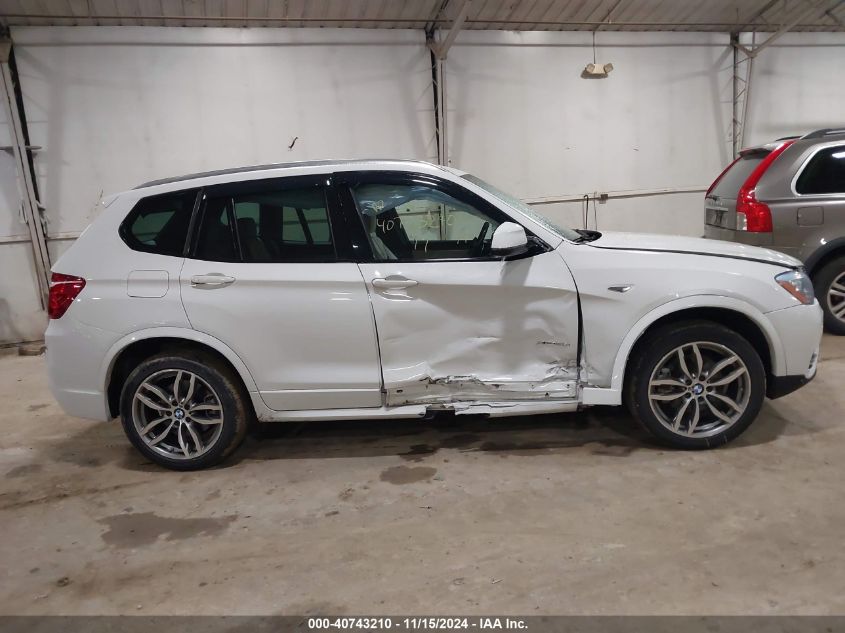 2017 BMW X3 xDrive28I VIN: 5UXWX9C54H0T03827 Lot: 40743210