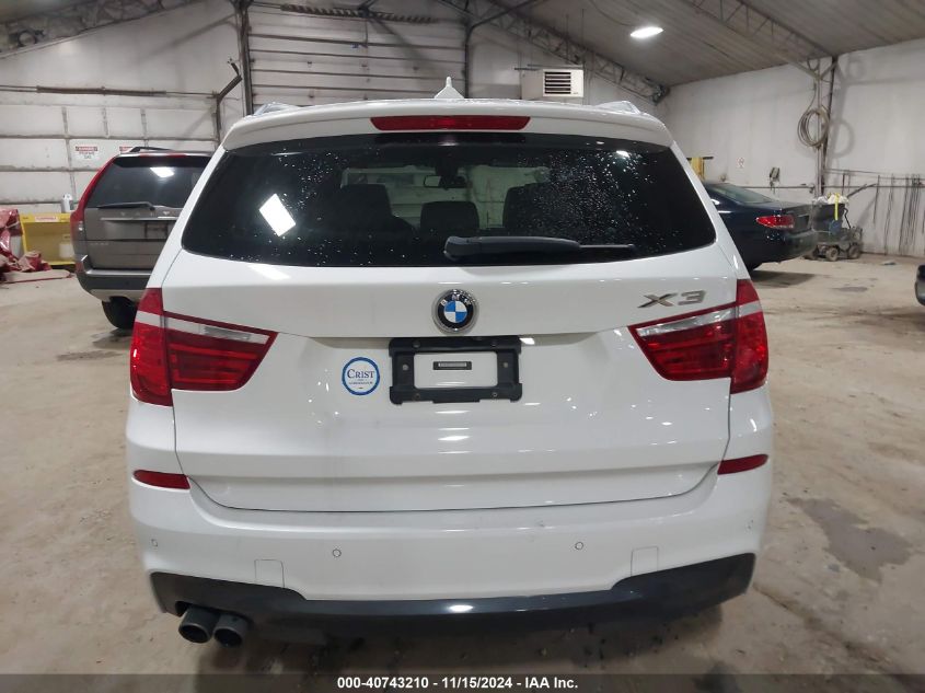 2017 BMW X3 XDRIVE28I - 5UXWX9C54H0T03827