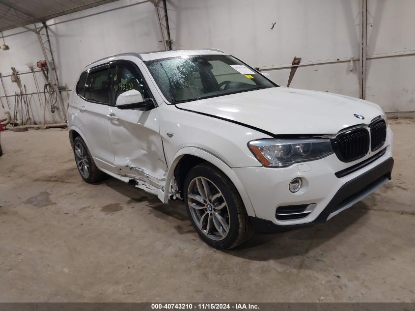 2017 BMW X3 XDRIVE28I - 5UXWX9C54H0T03827