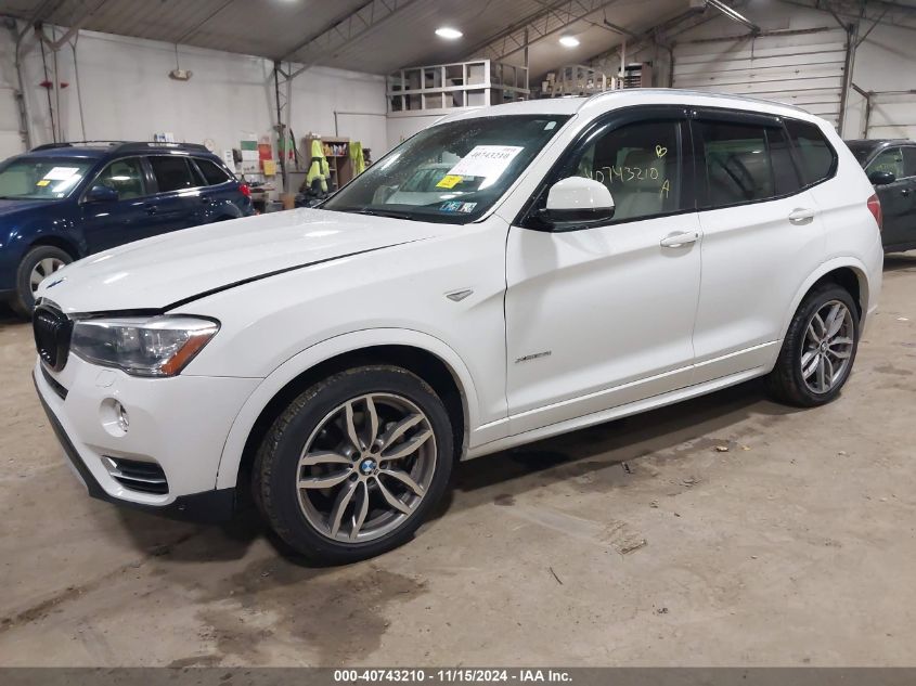 VIN 5UXWX9C54H0T03827 2017 BMW X3, Xdrive28I no.2