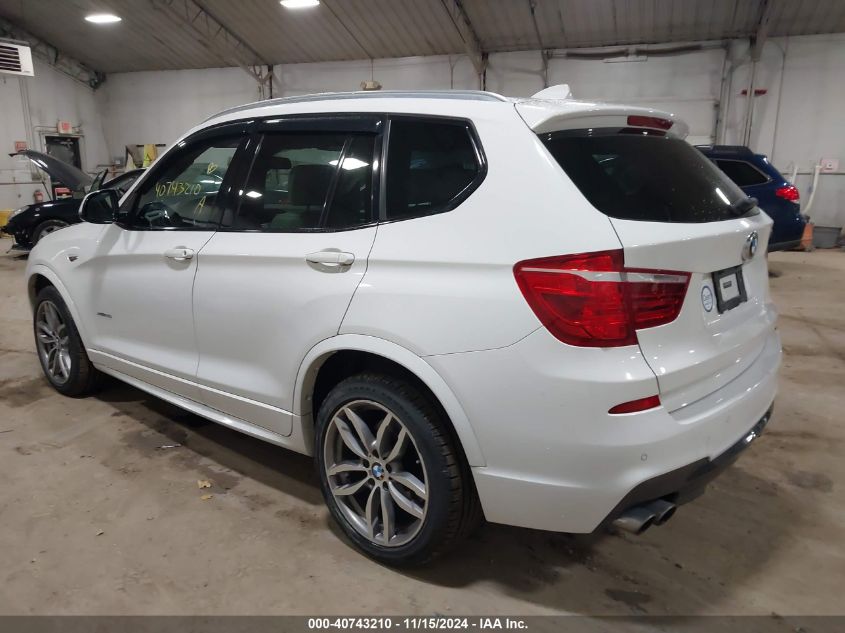 VIN 5UXWX9C54H0T03827 2017 BMW X3, Xdrive28I no.3