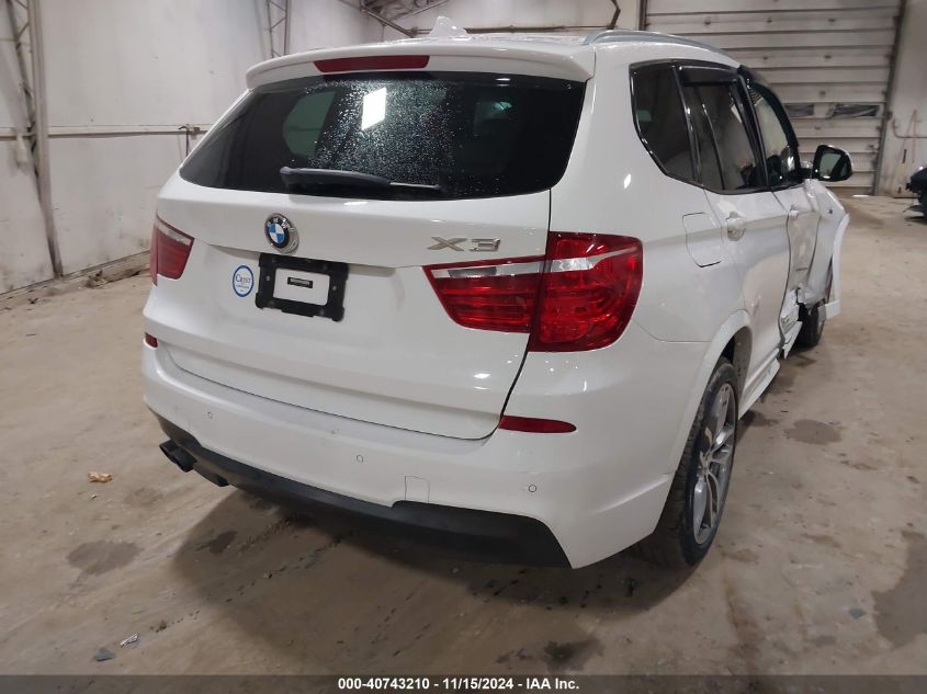 2017 BMW X3 XDRIVE28I - 5UXWX9C54H0T03827