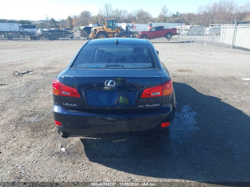 2008 Lexus Is 250 VIN: JTHCK262385024365 Lot: 40743237