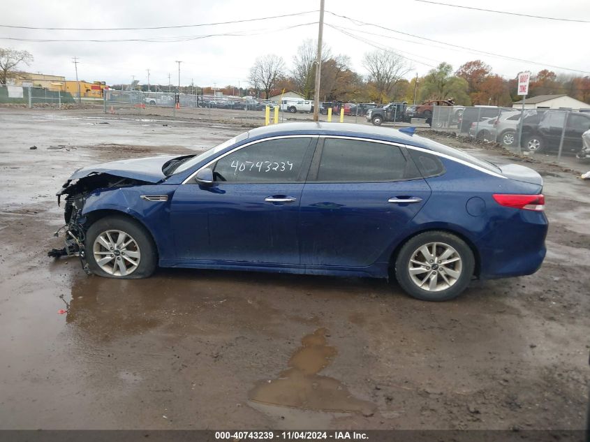 2018 Kia Optima Lx VIN: 5XXGT4L3XJG184396 Lot: 40743239