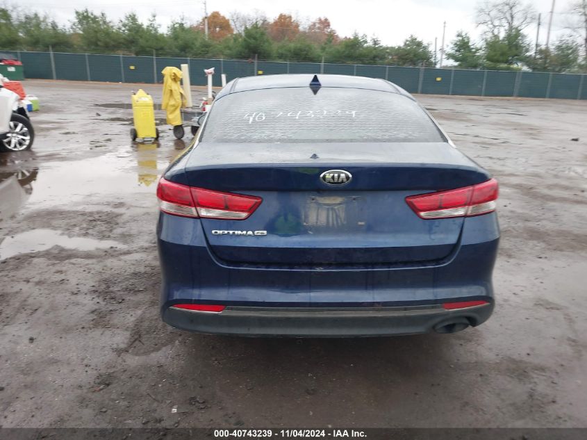 2018 Kia Optima Lx VIN: 5XXGT4L3XJG184396 Lot: 40743239