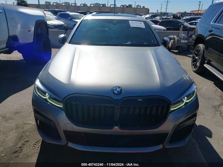 2022 BMW 740 I VIN: WBA7T2C08NCH67971 Lot: 40743240