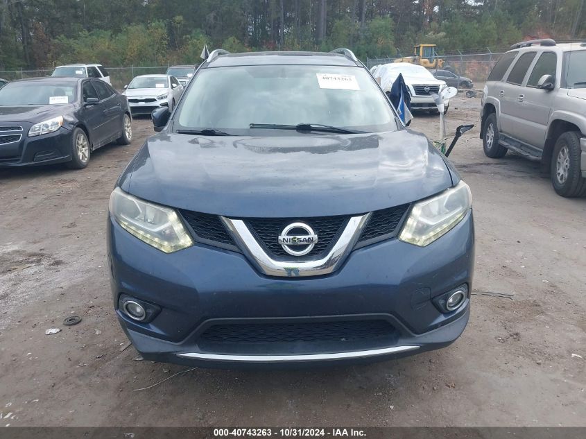 2015 Nissan Rogue Sl VIN: 5N1AT2MT7FC757072 Lot: 40743263