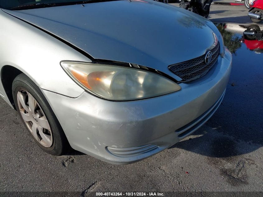 2002 Toyota Camry Xle VIN: 4T1BE32K82U032745 Lot: 40743264