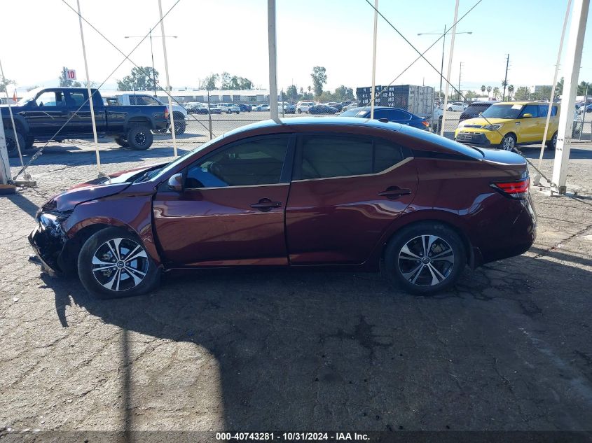 2022 Nissan Sentra Sv Xtronic Cvt VIN: 3N1AB8CV2NY291864 Lot: 40743281