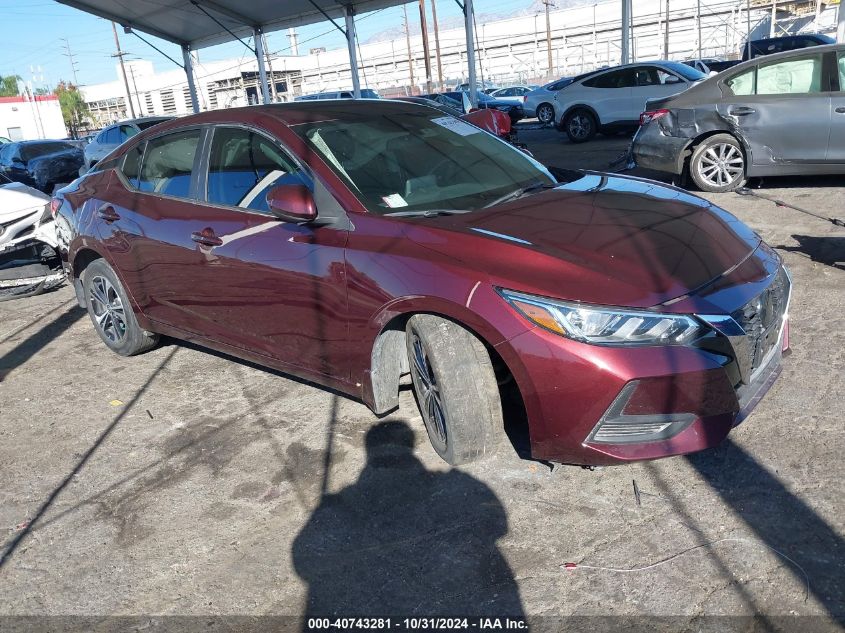 2022 Nissan Sentra Sv Xtronic Cvt VIN: 3N1AB8CV2NY291864 Lot: 40743281