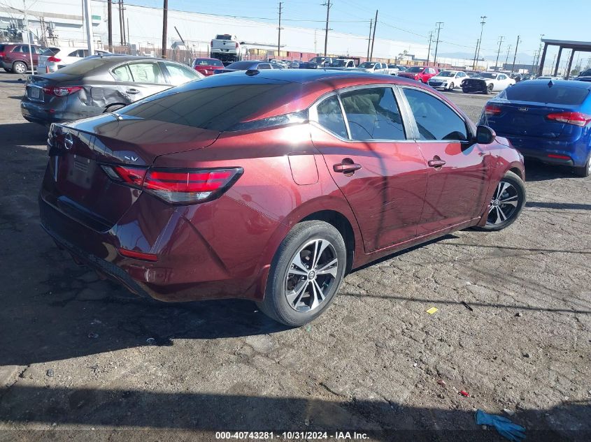 2022 Nissan Sentra Sv Xtronic Cvt VIN: 3N1AB8CV2NY291864 Lot: 40743281