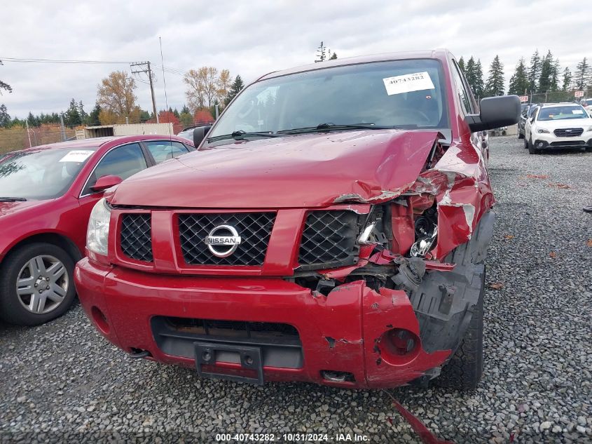 2007 Nissan Titan Xe VIN: 1N6AA07B47N239182 Lot: 40743282