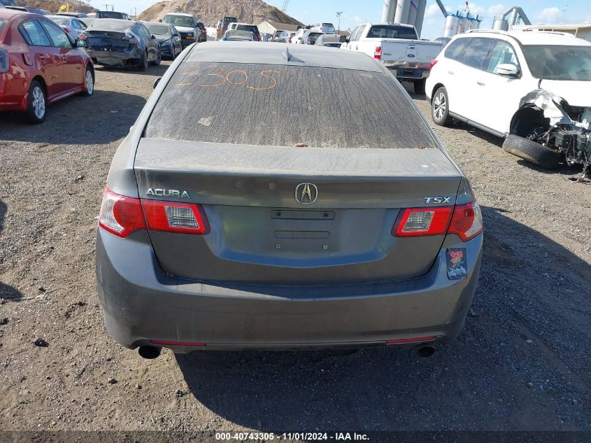 2010 Acura Tsx VIN: JH4CU2F69AC0D8958 Lot: 40743305