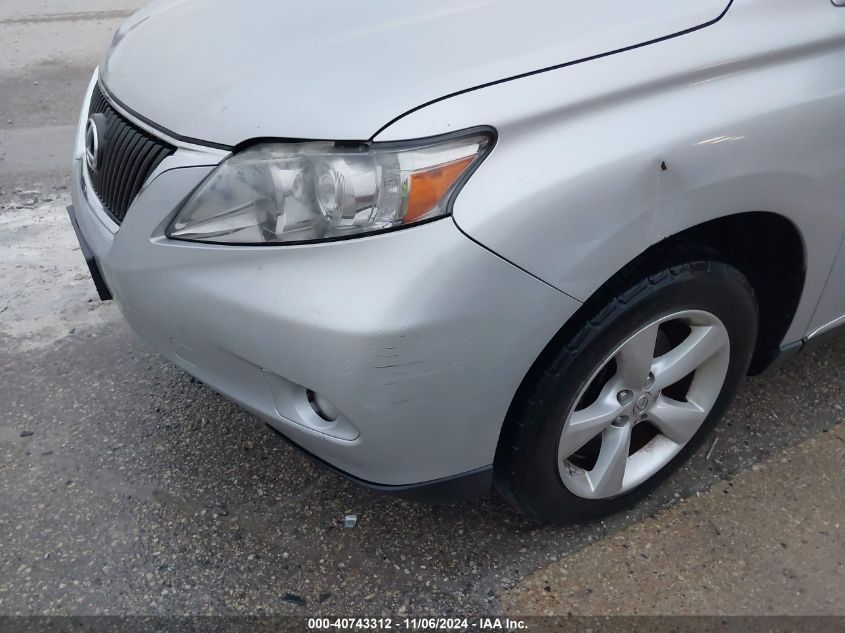 2010 Lexus Rx 350 VIN: 2T2BK1BA3AC065426 Lot: 40743312