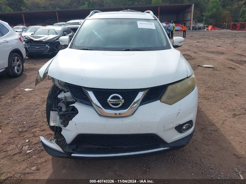 2015 Nissan Rogue Sv VIN: 5N1AT2MT7FC840405 Lot: 40743326