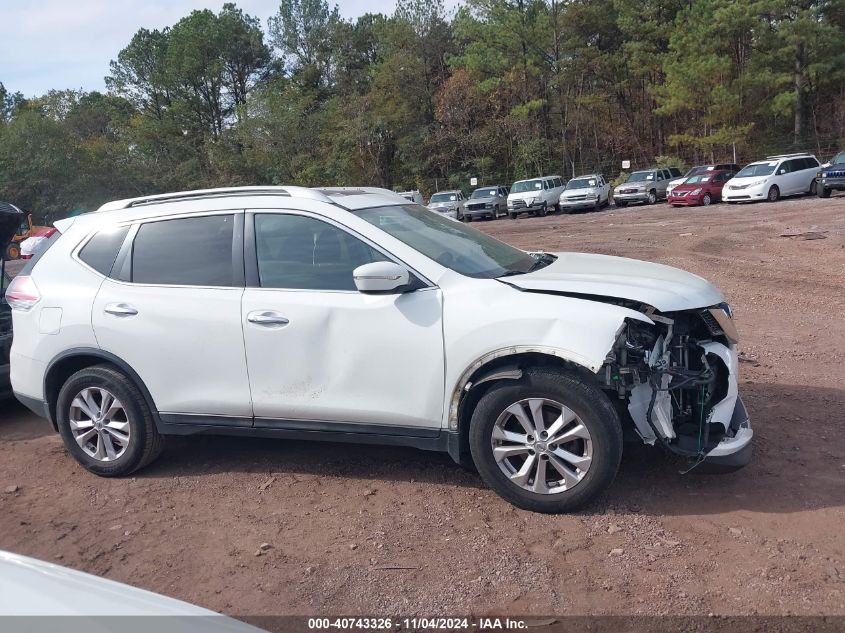 2015 Nissan Rogue Sv VIN: 5N1AT2MT7FC840405 Lot: 40743326