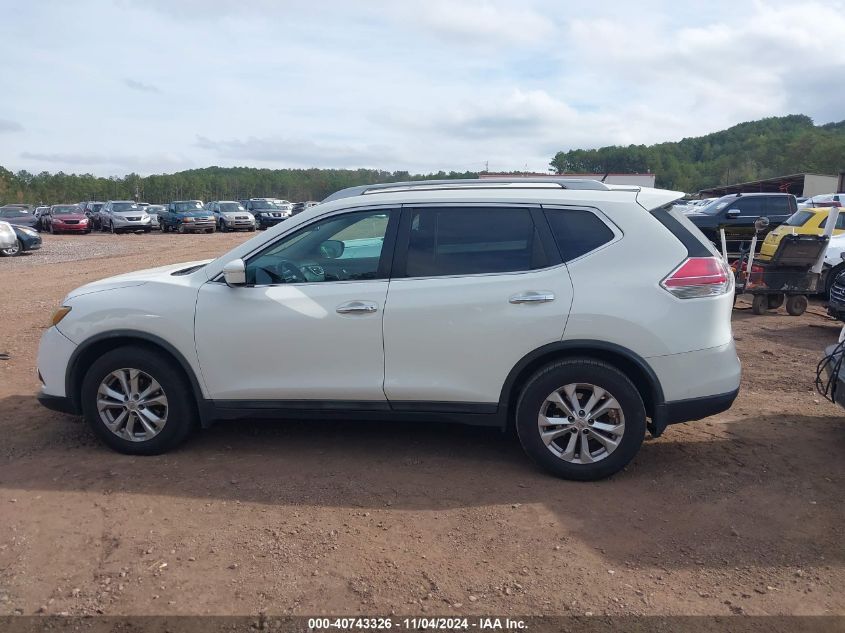 2015 Nissan Rogue Sv VIN: 5N1AT2MT7FC840405 Lot: 40743326