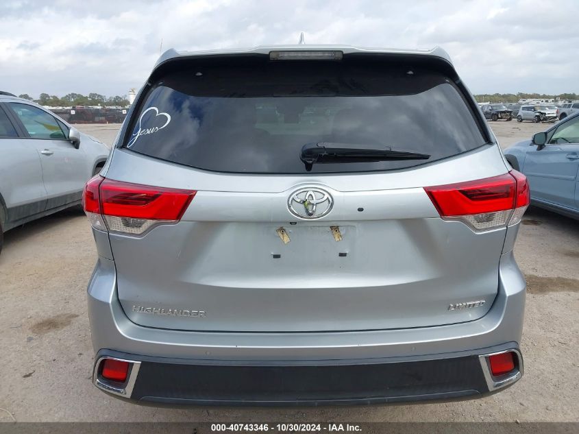 2019 Toyota Highlander Limited Platinum VIN: 5TDYZRFH6KS323530 Lot: 40743346