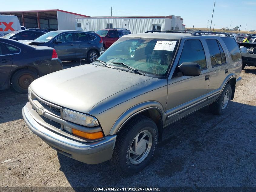 2001 Chevrolet Blazer Lt VIN: 1GNDT13WX12110792 Lot: 40743422