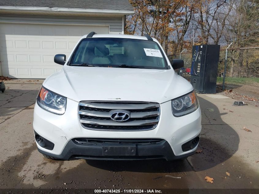 2012 Hyundai Santa Fe Gls VIN: 5XYZGDAB3CG163329 Lot: 40743425