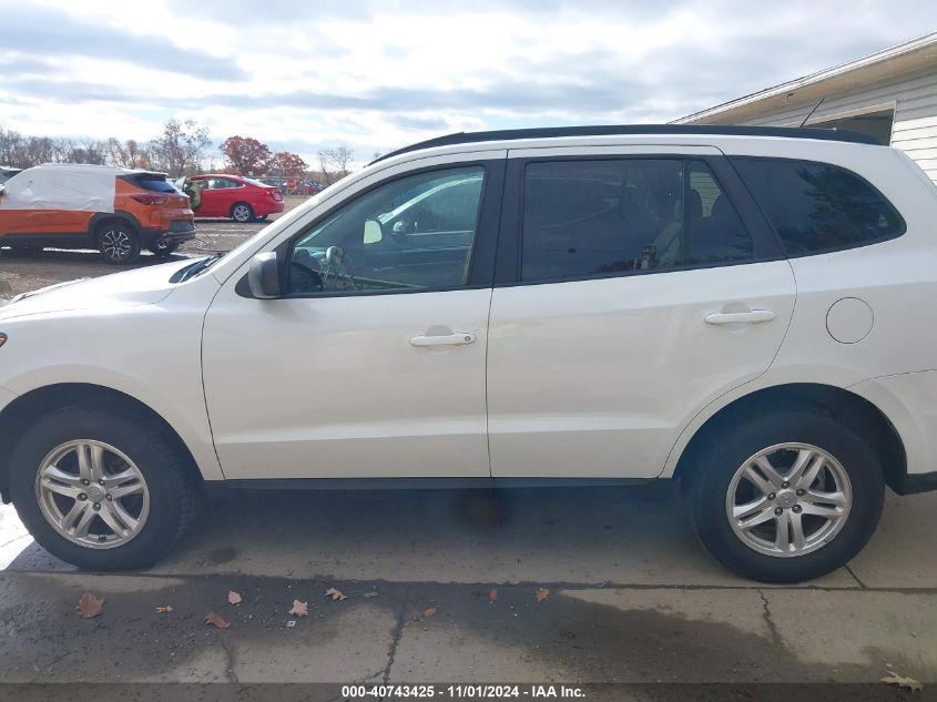 2012 Hyundai Santa Fe Gls VIN: 5XYZGDAB3CG163329 Lot: 40743425