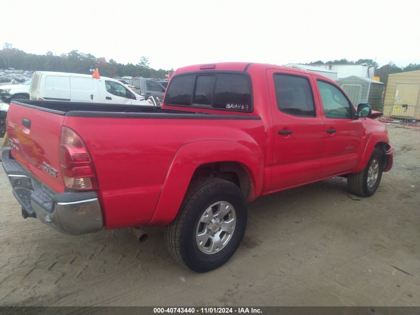 2008 Toyota Tacoma Double Cab Prerunner VIN: 5TEJU62N08Z474191 Lot: 40743440