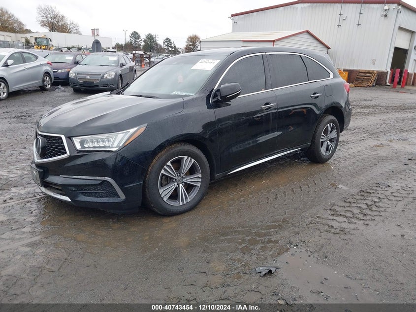 Vin: 5j8yd4h39kl025396, lot: 41232864, acura mdx standard 20192