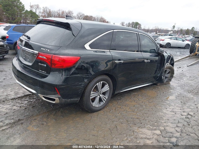 Vin: 5j8yd4h39kl025396, lot: 41232864, acura mdx standard 20194