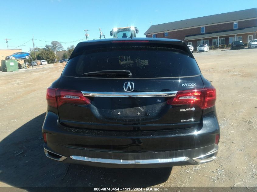 2019 Acura Mdx Standard VIN: 5J8YD4H39KL025396 Lot: 40743454