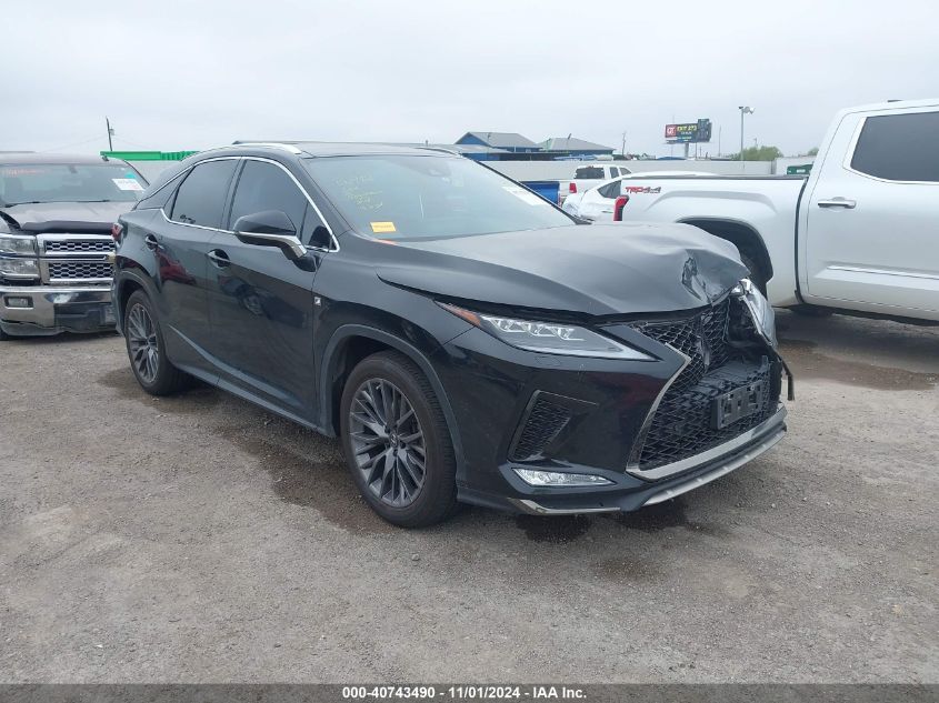 VIN 2T2YZMDA2NC345428 2022 Lexus RX, 350 F Sport Ha... no.1