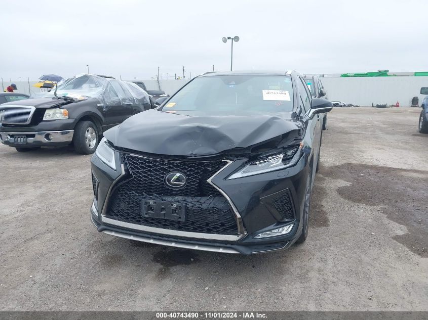 2022 Lexus Rx 350 F Sport Handling VIN: 2T2YZMDA2NC345428 Lot: 40743490